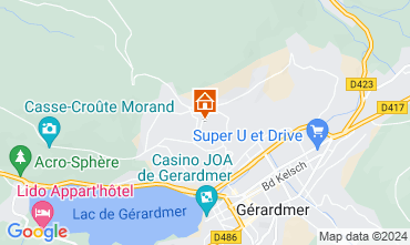 Mapa Gérardmer Apartamentos 100549