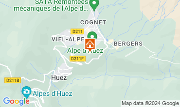 Mapa Alpe d'Huez Apartamentos 80786