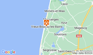 Mapa Vieux Boucau Apartamentos 127049