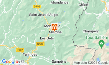 Mapa Morzine Apartamentos 110961