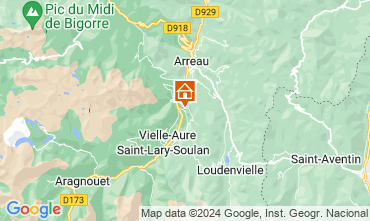 Mapa Saint Lary Soulan Apartamentos 4408