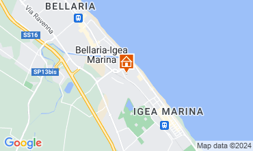 Mapa Bellaria Igea Marina Apartamentos 84028