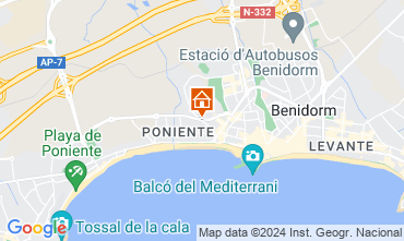 Mapa Benidorm Apartamentos 129022