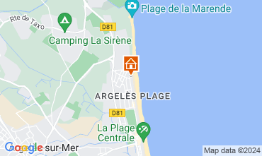 Mapa Argeles sur Mer Apartamentos 22084