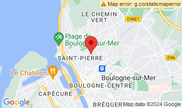 Mapa Boulogne-sur-mer Casa de turismo rural/Casa de campo 116112