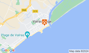 Mapa Valras-Praia Estdio 78031