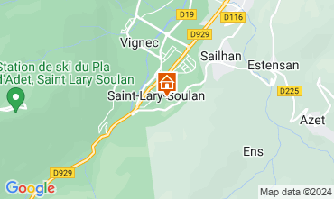 Mapa Saint Lary Soulan Apartamentos 4482
