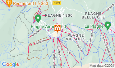 Mapa La Plagne Apartamentos 92189