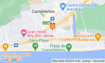 Mapa Casteldefels Apartamentos 59696