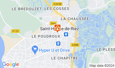 Mapa Saint Hilaire de Riez Apartamentos 115870