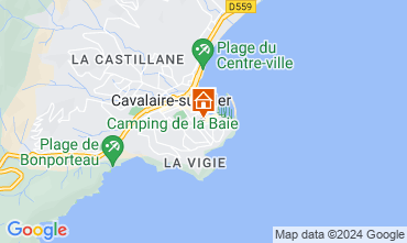 Mapa Cavalaire-sur-Mer Apartamentos 9053