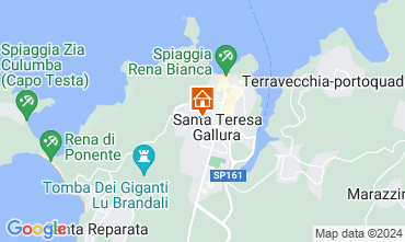 Mapa Santa Teresa di Gallura Apartamentos 105546