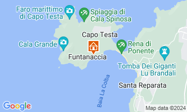 Mapa Santa Teresa di Gallura Vivenda 90063