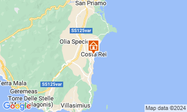 Mapa Costa Rei Casa 128524