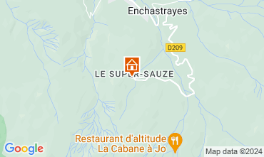 Mapa Le Sauze Estdio 79508