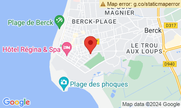 Mapa Berck-Praia Casa de turismo rural/Casa de campo 128605