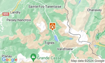 Mapa Tignes Chalé 3083