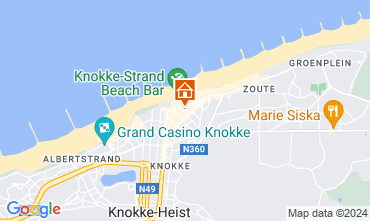 Mapa Knokke-le-Zoute Apartamentos 125260