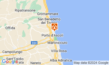 Mapa San Benedetto del Tronto Apartamentos 110845