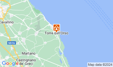 Mapa Torre dell'Orso Casa 110299