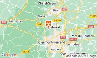 Mapa Clermont-Ferrand Vivenda 122624