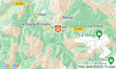 Mapa Les 2 Alpes Chal 128566