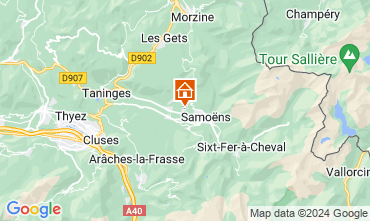 Mapa Samoëns Chalé 2757