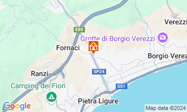 Mapa Pietra Ligure Apartamentos 95260