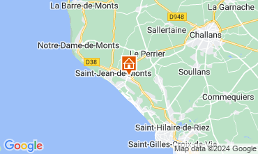 Mapa Saint Jean de Monts Mobil Home 128749