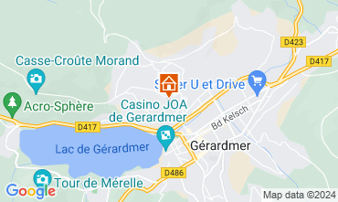 Mapa Gérardmer Apartamentos 4604