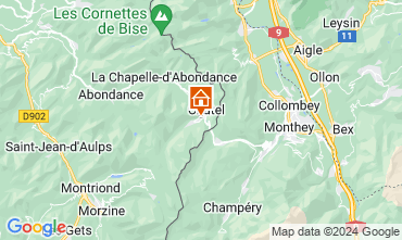 Mapa Châtel Chalé 44057