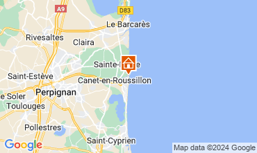 Mapa Canet-en-Roussillon Mobil Home 128155