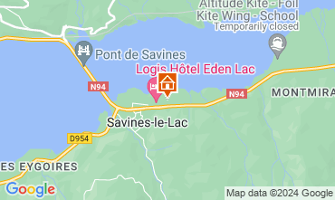 Mapa Savines-le-Lac Apartamentos 128329