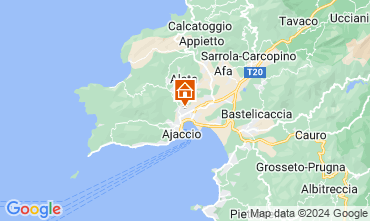 Mapa Ajaccio Apartamentos 128138