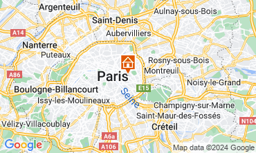 Mapa PARIS Apartamentos 114702