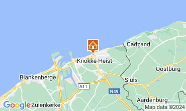 Mapa Knokke-le-Zoute Estdio 109423