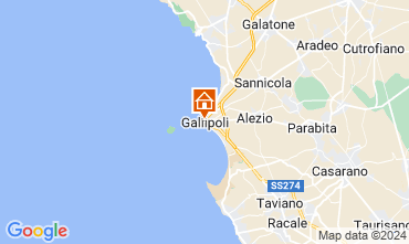 Mapa Gallipoli Apartamentos 128653