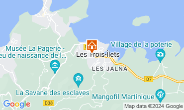 Mapa Les Trois Ilets Apartamentos 63028