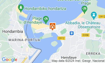 Mapa Hendaye Apartamentos 81036