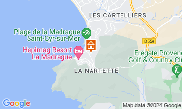 Mapa Saint Cyr sur Mer Estdio 10292