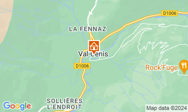 Mapa Termignon la Vanoise Casa de turismo rural/Casa de campo 3326