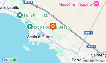 Mapa Porto Cesareo Apartamentos 122611