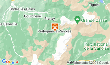 Mapa Pralognan la Vanoise Apartamentos 2280