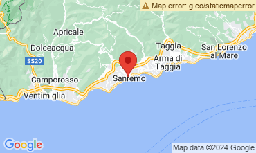 Mapa Sanremo Apartamentos 111230