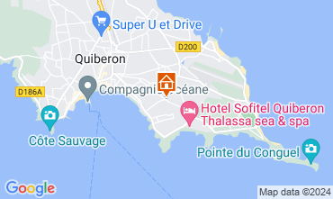 Mapa Quiberon Apartamentos 74806