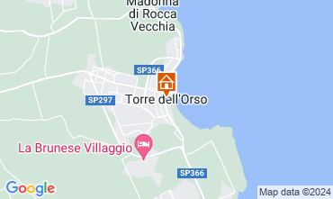 Mapa Torre dell'Orso Apartamentos 118207