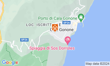 Mapa Cala Gonone Estdio 76929