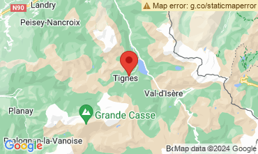 Mapa Tignes Apartamentos 90374