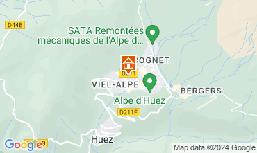 Mapa Alpe d'Huez Estúdio 87621