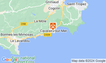 Mapa Cavalaire-sur-Mer Apartamentos 93859